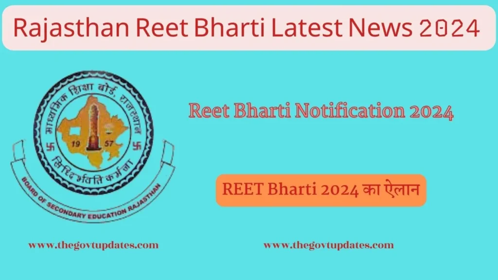reet bharti latest news